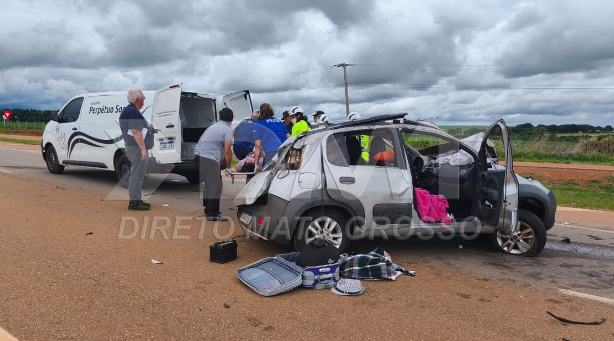 Casal de idosos perde a vida em grave acidente na BR-163, em Rondonópolis 1