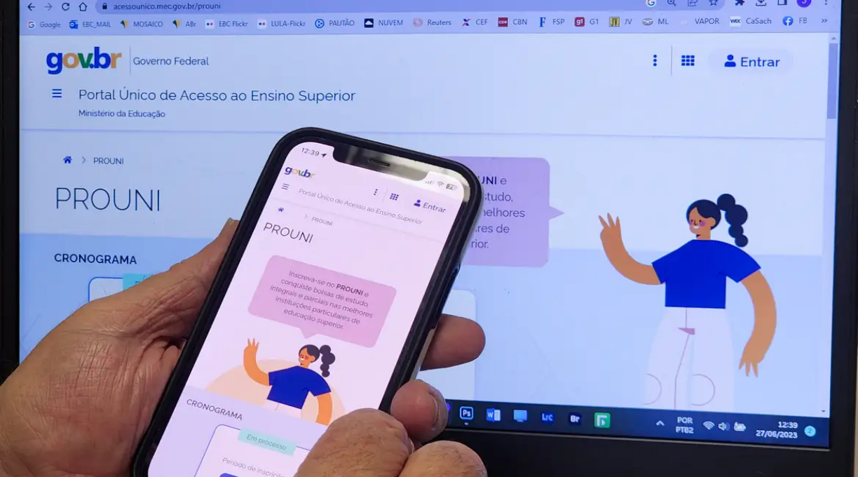 Prouni 2026: inscrições para o 1º semestre começam nesta segunda 1