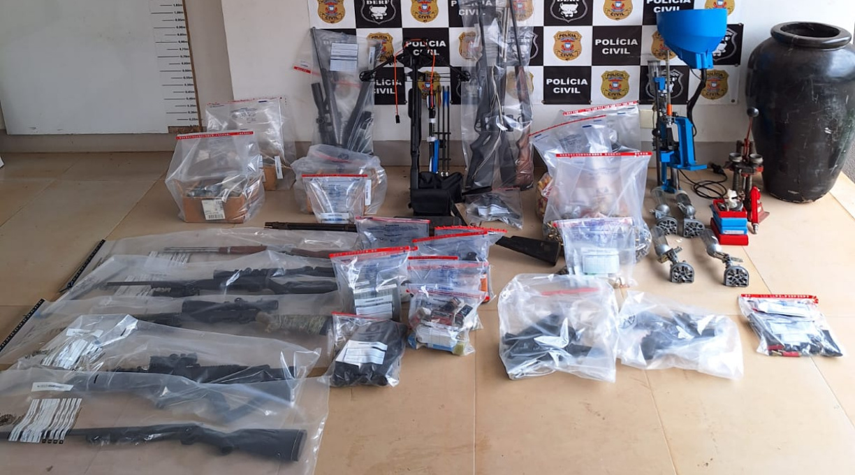 Derf deflagra Operação Telum e apreende 20 armas de fogo em Rondonópolis 1