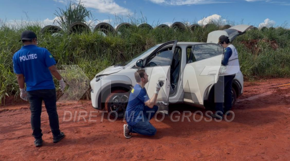 Carro de motorista de aplicativo que esta desaparecido é localizado nas proximidades do Residencial Celina Bezerra 1