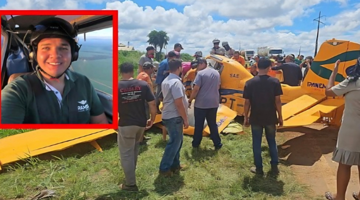 Avião agrícola cai nas proximidades de Primavera do Leste e causa a morte de jovem piloto 1