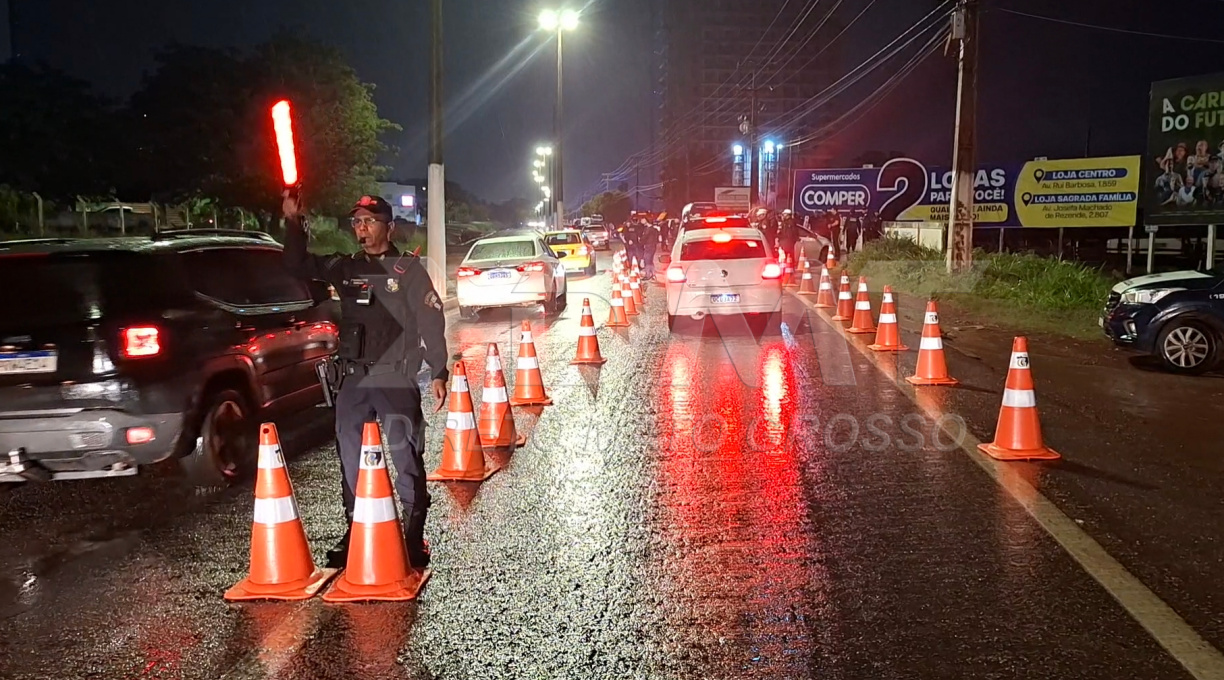 Após estudos e treinamentos, forças de segurança realizam Operação Lei Seca em Rondonópolis 1