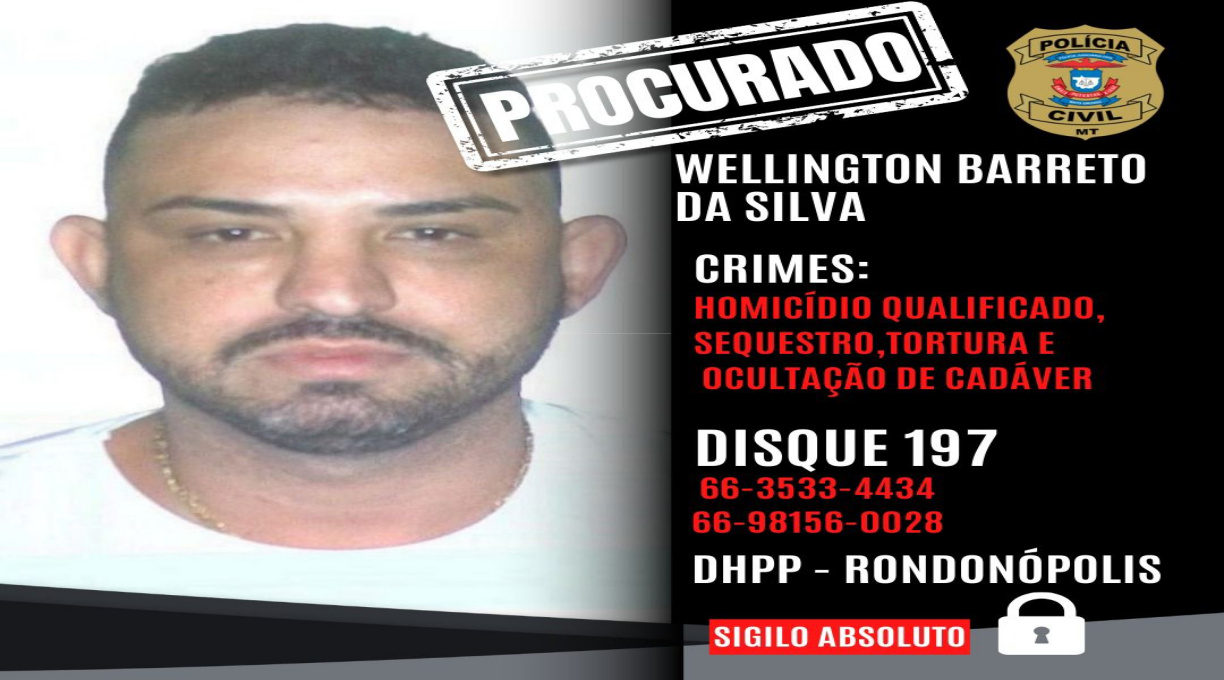 DHPP deflagra operação, cumpre três mandados de prisão e procura por um quarto envolvido no desaparecimento de vítima em Rondonópolis 1