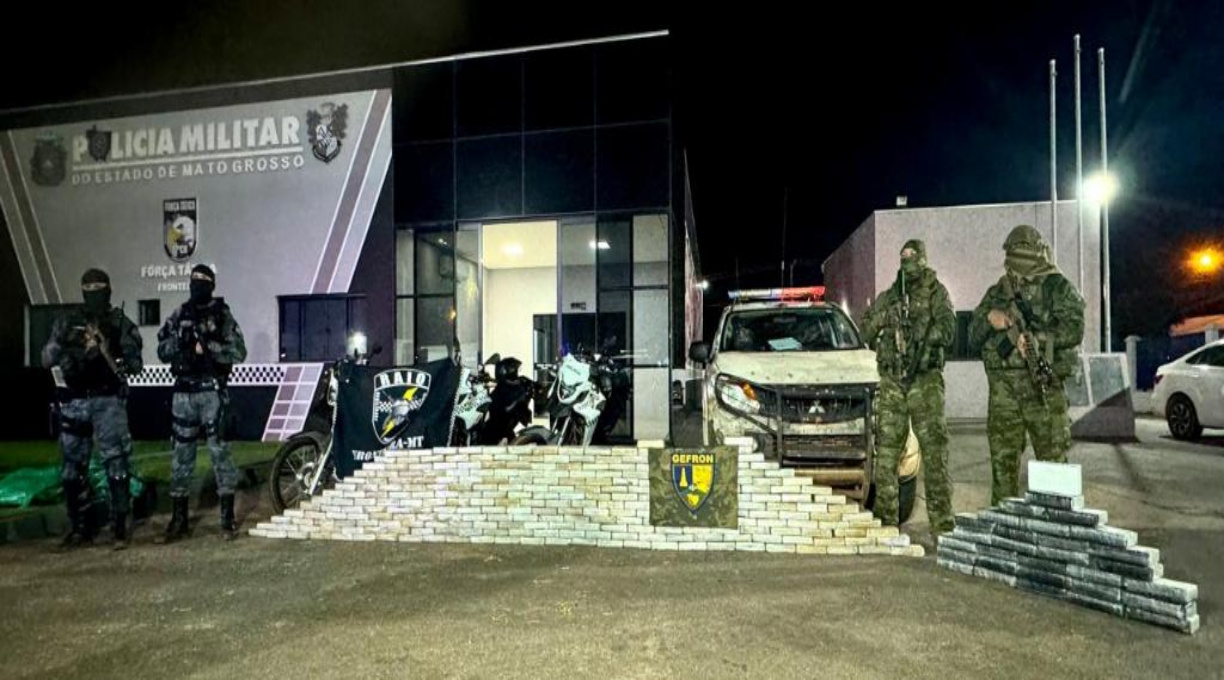 Operação apreende 300 kg de droga e gera prejuízo de R$ 5,6 milhões às facções criminosas 1