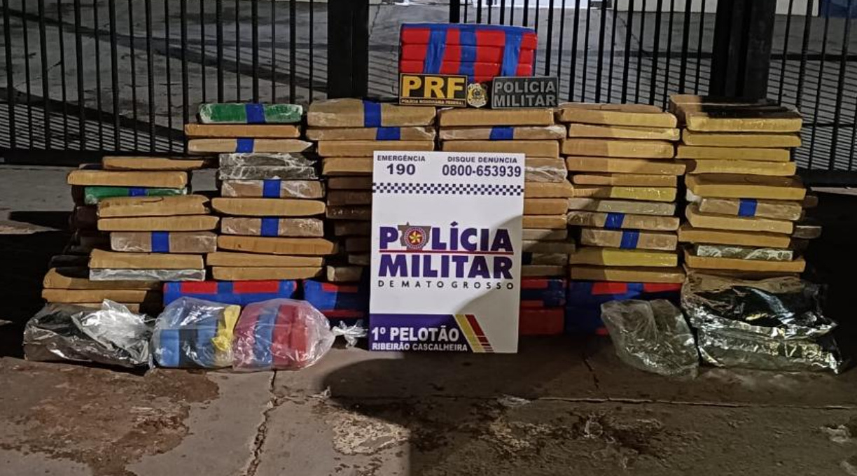 Ação integrada apreende 335 quilos de entorpecentes e prende quatro suspeitos por tráfico 2