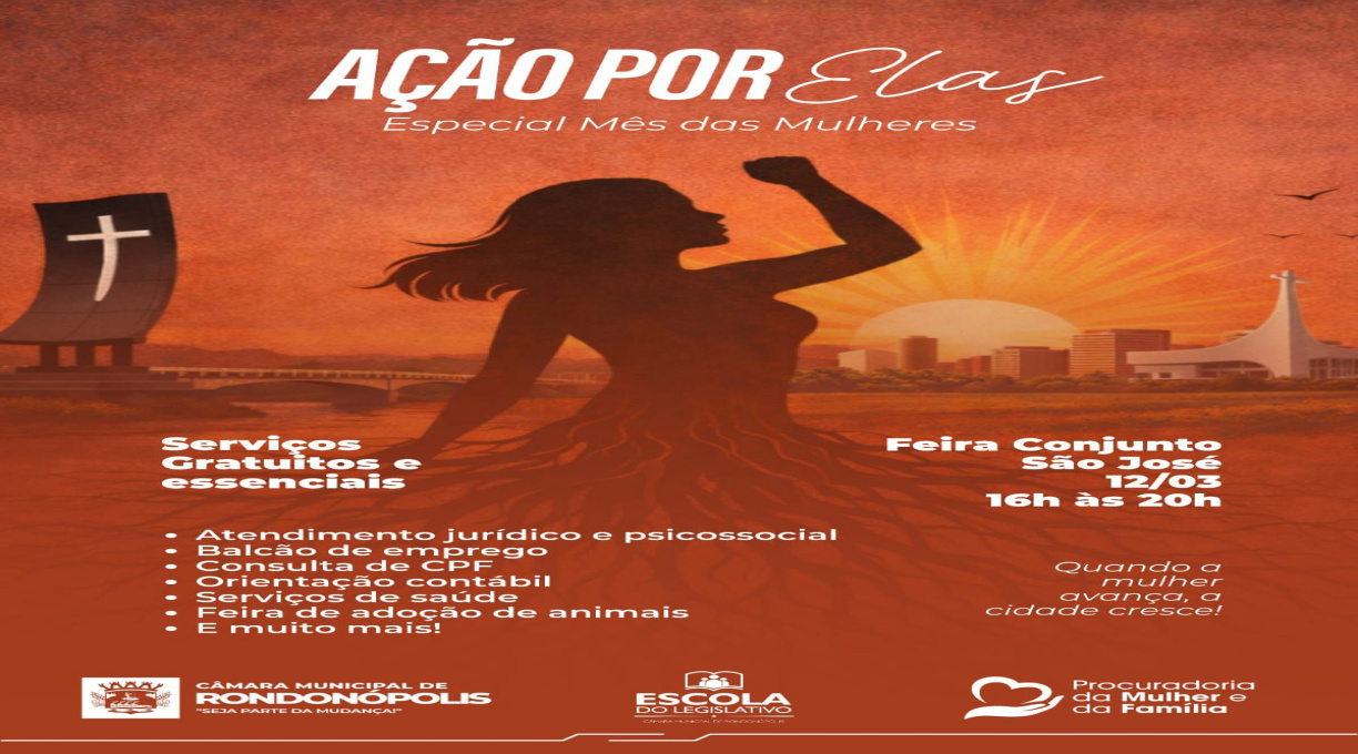 Ação Por Elas leva serviços gratuitos à Feira do Conjunto São José 2