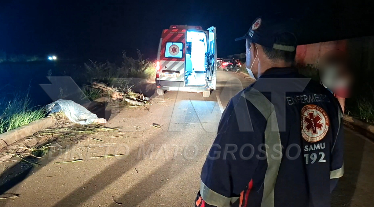 Motociclista perde a vida após cair e colidir contra proteção metalica na Avenida das Torres, em Rondonópolis 1