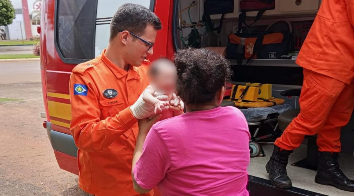 Bombeiros prestam atendimento pré-hospitalar a recém-nascida após episódio de engasgo 1