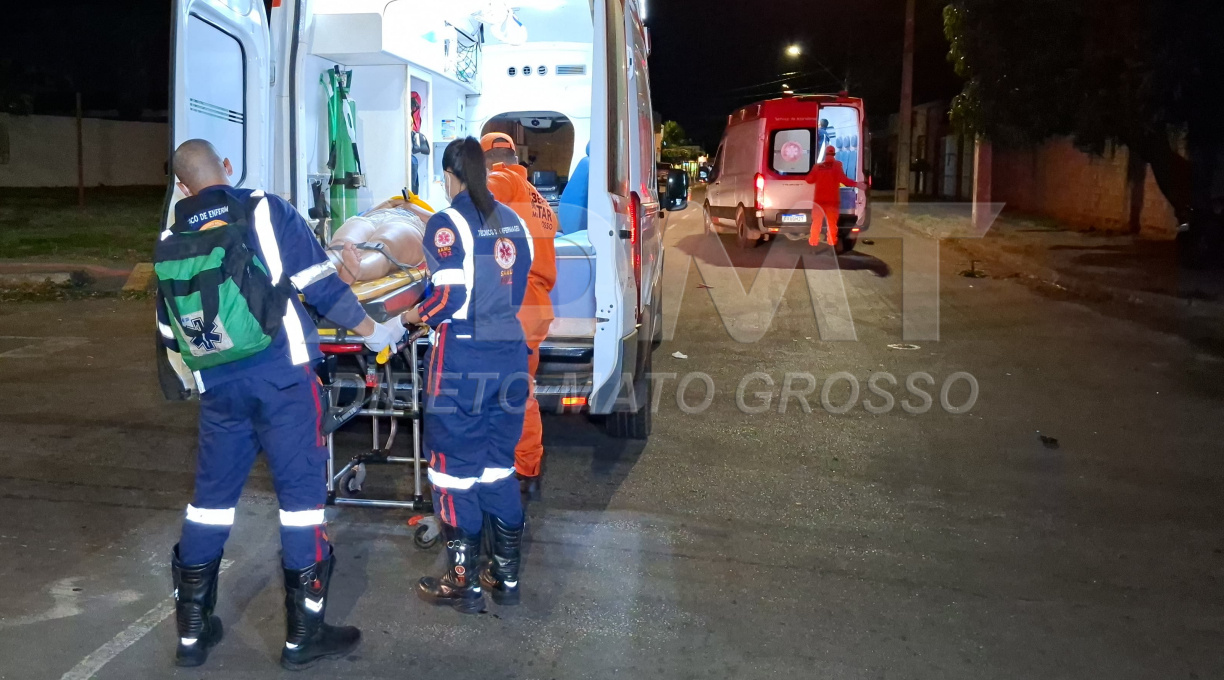 Motociclista invade preferencial no Jardim Tropical, causa colisão com outra motocicleta e deixa duas adolescentes feridas 1 Motociclista invade preferencial no Jardim Tropical, causa colisão com outra motocicleta e deixa duas adolescentes feridas 1