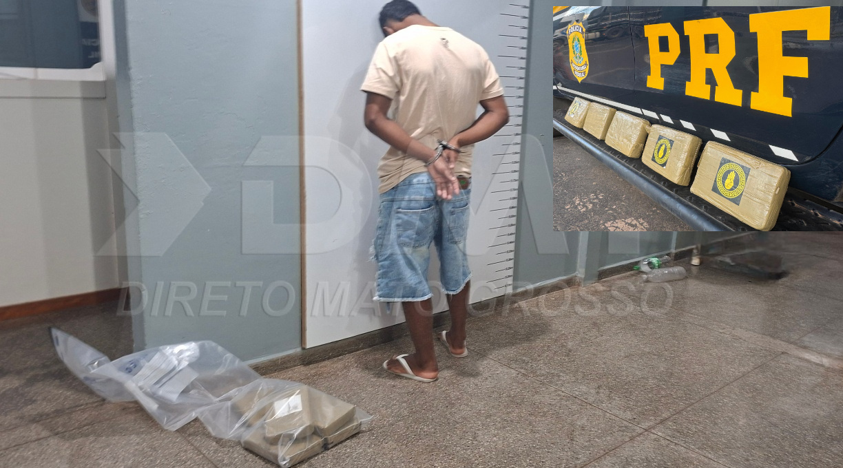 Ação da PRF resulta em prisão de passageiro de ônibus que transportava cinco tabletes de skunk em bagagem 1