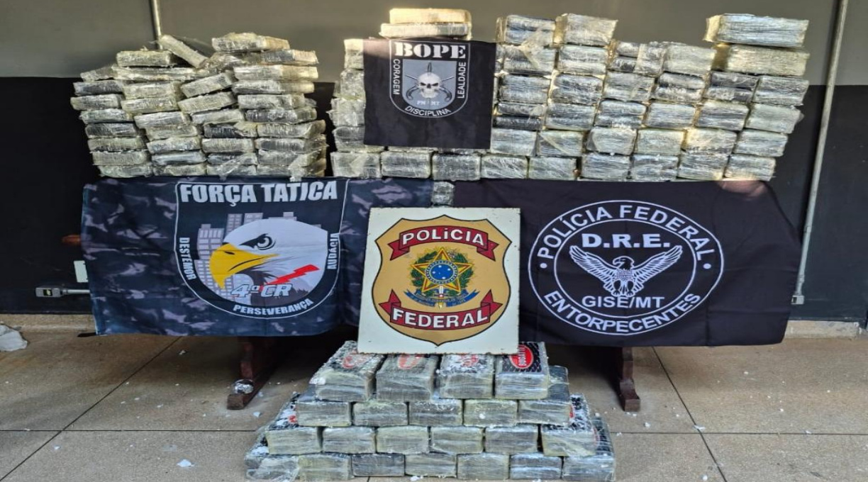 Forças de segurança apreendem 250 quilos de cocaína e causam prejuízo de R$ 15 milhões às facções criminosas 1 Forças de segurança apreendem 250 quilos de cocaína e causam prejuízo de R$ 15 milhões às facções criminosas 1