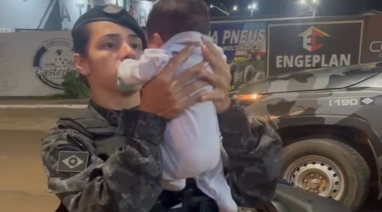 Policiais da Rotam salvam bebê de 20 dias após engasgamento em Juína 1