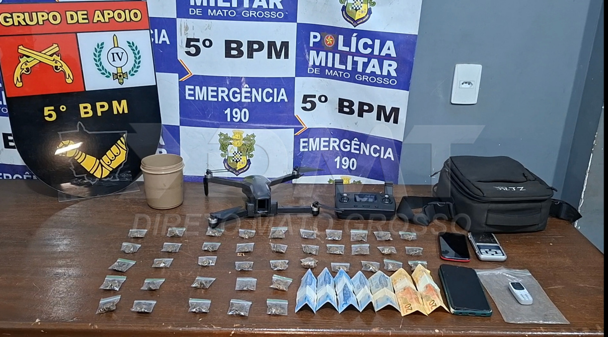 GAP prende suspeito de tráfico na Vila Mineira e aprende grande quantidade de materiais ilícitos 1