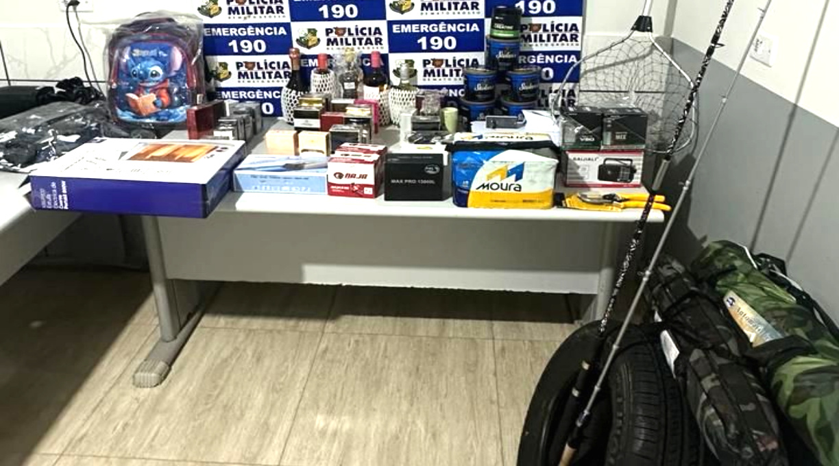 PM de Alto Araguaia prende individuo por contrabando e aprende grande quantidade de materiais ilícitos 1