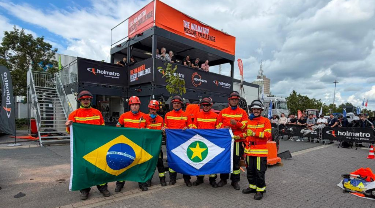 Bombeiros de MT conquistam 5º lugar em competição internacional de salvamento veicular na Alemanha 7