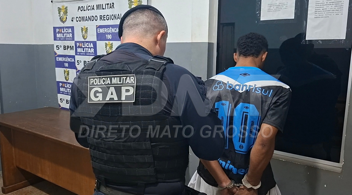 Após denúncias de tráfico de drogas, GAP prende o vulgo "Cristaldo" no bairro João Antônio Fagundes 1 Após denúncias de tráfico de drogas, GAP prende o vulgo "Cristaldo" no bairro João Antônio Fagundes 1