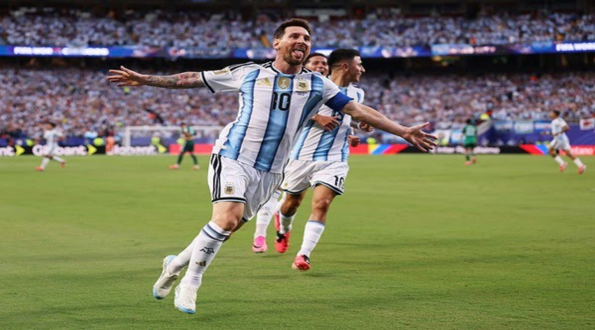 Messi vira maior artilheiro das copas e lidera Argentina em estreia 5 Messi vira maior artilheiro das copas e lidera Argentina em estreia 5