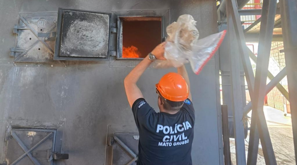 Polícia Civil incinera três toneladas de drogas apreendidas em ações das Forças de Segurança 3