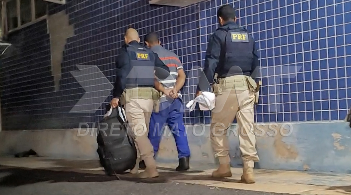 Durante patrulhamento na BR-364 em Rondonópolis, PRF recupera carro roubado e São Paulo e prende receptador 1