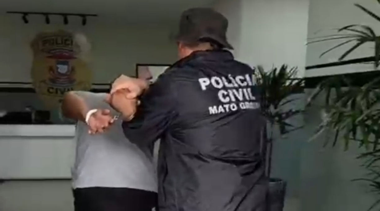 Derf prende em flagrante autor de extorsão e invasão de dispositivo informatico em Rondonópolis  1