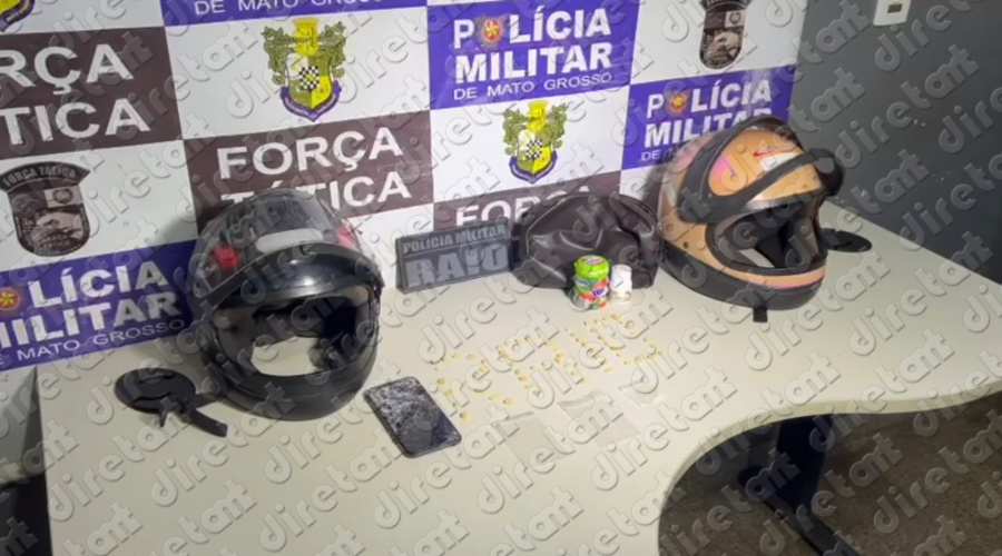 Dupla com droga e moto adulterada é presa no centro de Rondonópolis após tentar fuga do grupo RAIO 1 Dupla com droga e moto adulterada é presa no centro de Rondonópolis após tentar fuga do grupo RAIO 1