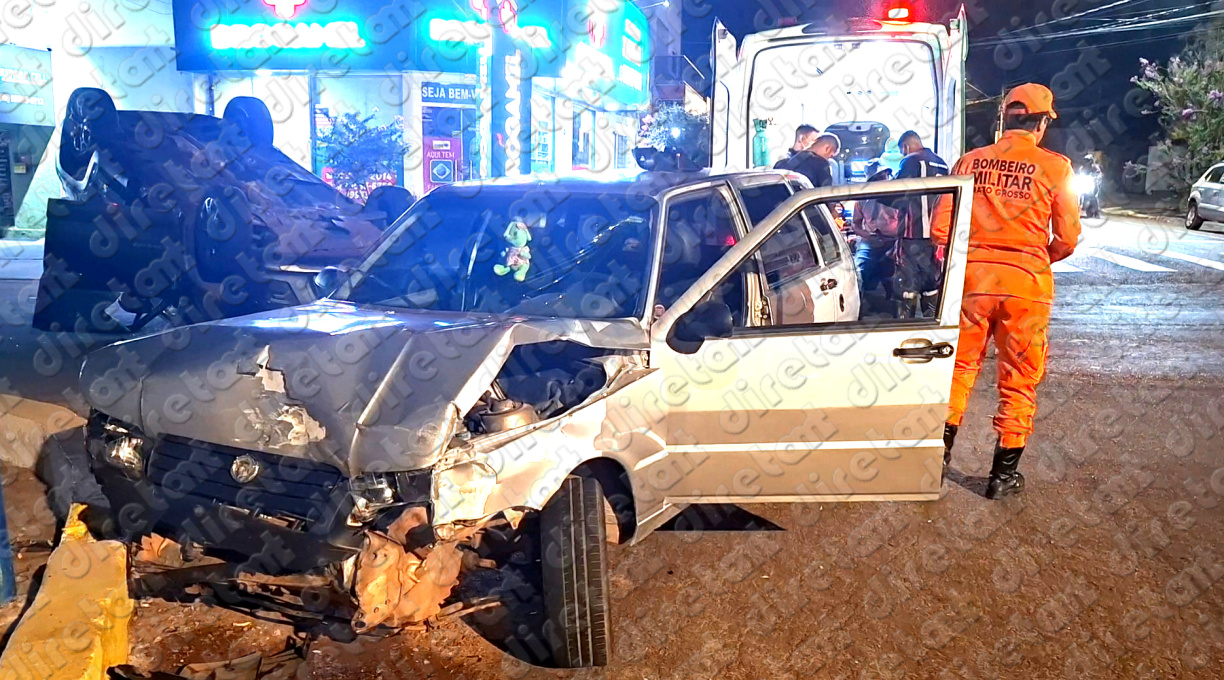 Motorista embriagado avança sinal vermelho, causa colisão seguida de capotamento e é detido pela Polícia Militar 1 Motorista embriagado avança sinal vermelho, causa colisão seguida de capotamento e é detido pela Polícia Militar 1