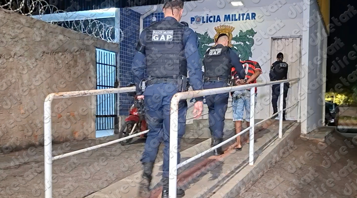 Durante patrulhamento na região central, GAP flagra tráfico de drogas e prende suspeito do crime 1 Durante patrulhamento na região central, GAP flagra tráfico de drogas e prende suspeito do crime 1