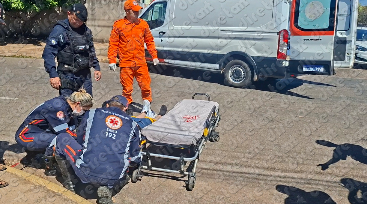Motorista invade via preferencial na Vila Operária e causa acidente; motociclista sofre fratura 1