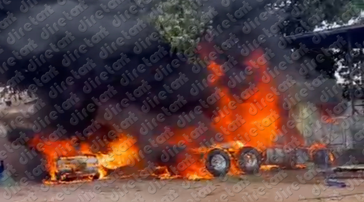 Duas oficinas mecânicas são atingidas por incêndio no Distrito Industrial e dois veículos são destruídos 5