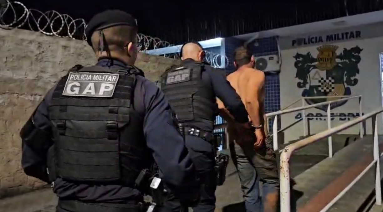 GAP encaminha para a 1ª DP homem suspeito de tentativa de furto no Parque de Exposições 3