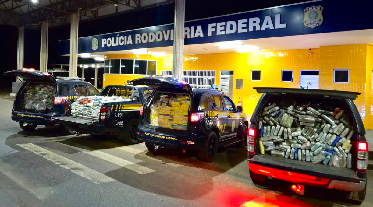 PRF realiza maior apreensão de drogas dos últimos anos em Mato Grosso e intercepta mais de 2,4 toneladas na BR-070 1