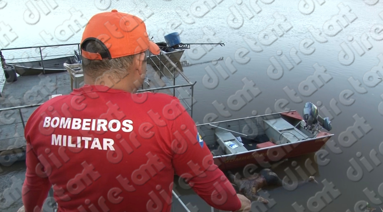 Cadáver em estado de decomposição é localizado por pescadores nas águas do Rio Vermelho, às margens da Rodovia do Peixe 1