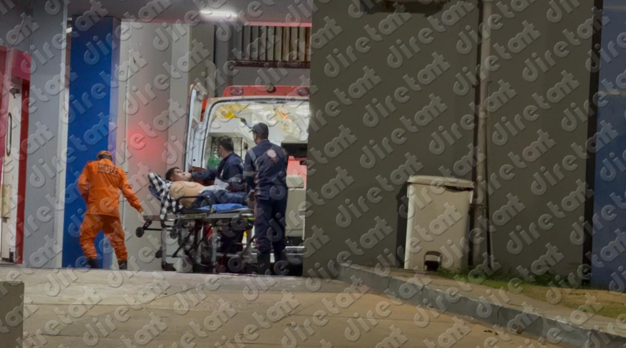 Após confraternização, homem é encaminhado pelo Samu ao Hospital Regional ao ser vítima de tentativa de homicídio 1 Após confraternização, homem é encaminhado pelo Samu ao Hospital Regional ao ser vítima de tentativa de homicídio 1