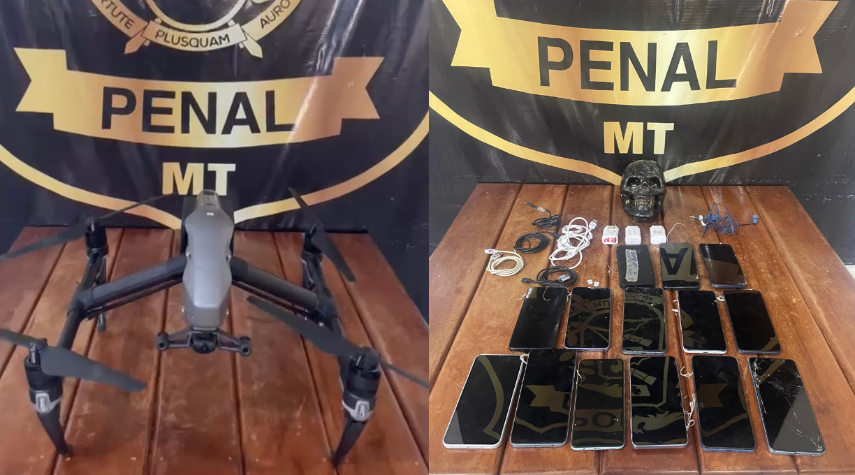 Durante campanas e revistas na Mata Grande, Polícia Penal apreende drone, celulares e outros materiais ilícitos 1