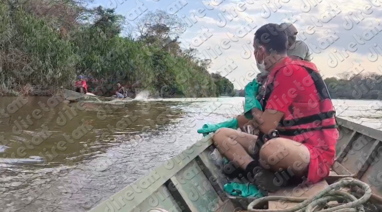 Após denúncia de pescador sobre uma pessoa sem vida boiando no Rio Vermelho, bombeiros realizam buscas, mas não encontram a suposta vítima 3 Após denúncia de pescador sobre uma pessoa sem vida boiando no Rio Vermelho, bombeiros realizam buscas, mas não encontram a suposta vítima 3