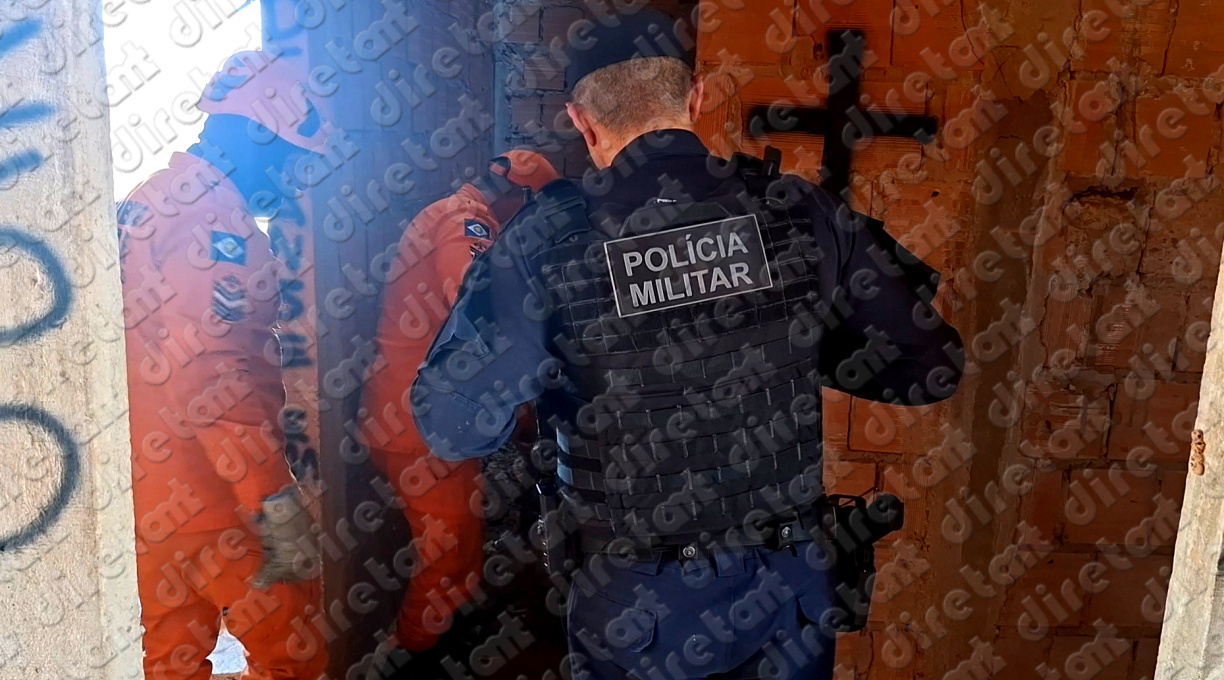 Policia Militar e Corpo de Bombeiros são acionados após morador encontrar cena macabra em construção abandonada no Sagrada Família 1