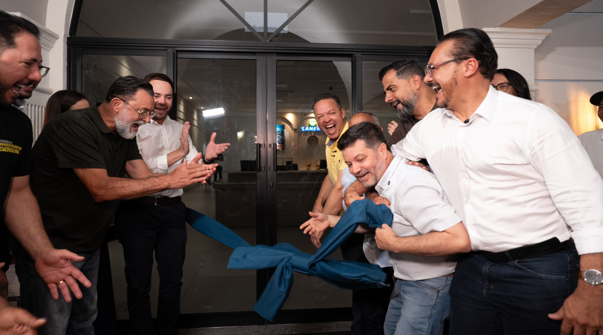 Prefeitura inaugura agência do Sanear em Vila Operária, 1ª obra pública no estilo neoclássico de Rondonópolis 1 Prefeitura inaugura agência do Sanear em Vila Operária, 1ª obra pública no estilo neoclássico de Rondonópolis 1