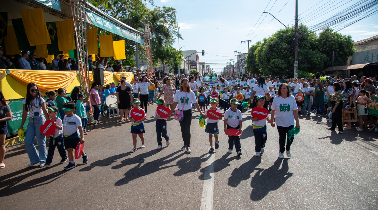 Desfile de Sete de Setembro terá início às 6h30 com participação de 60 instituições 1 Desfile de Sete de Setembro terá início às 6h30 com participação de 60 instituições 1