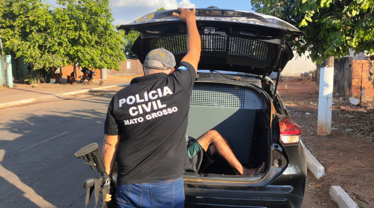 Polícia Civil prende indivíduo investigado por envolvimento em homicídio no município de Alto Garças  1