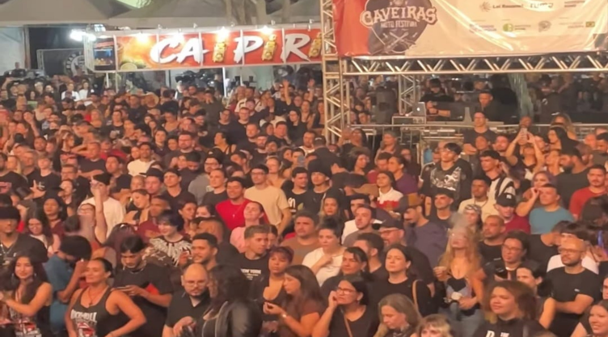Segunda noite do Caveiras Moto Festival movimenta cena cultural de Rondonópolis 1