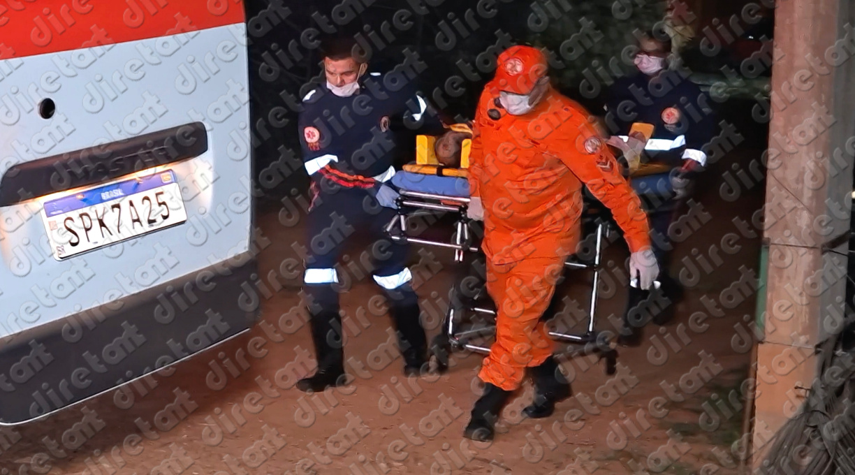 Morador do Globo Recreio é encaminhado ao Hospital Regional após cair de cinco metros de altura enquanto consertava telhado 1