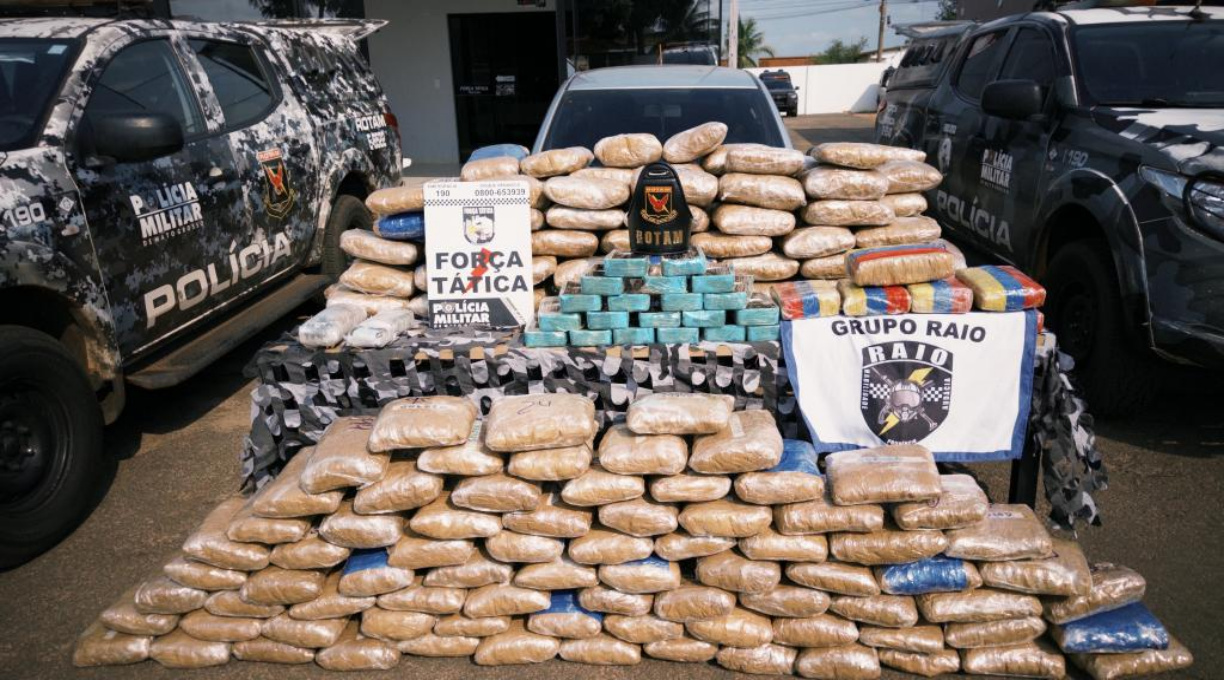 Polícia Militar apreende mais de 200 tabletes de entorpecentes em Pontes e Lacerda 1