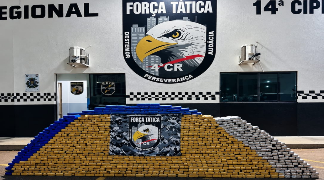 Polícia Militar apreendeu mais de 10,1 toneladas de entorpecentes em 2026 1