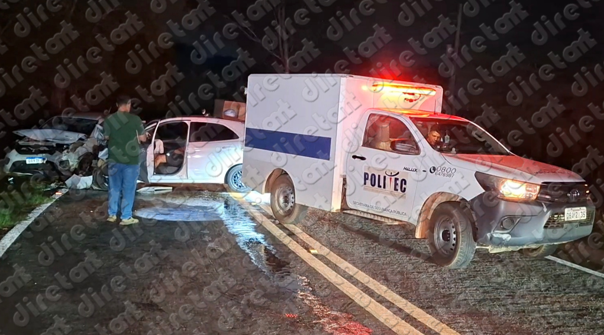 Três pessoas ficam feridas e uma morre em colisão frontal entre carros na Rodovia do Peixe, em Rondonópolis 1