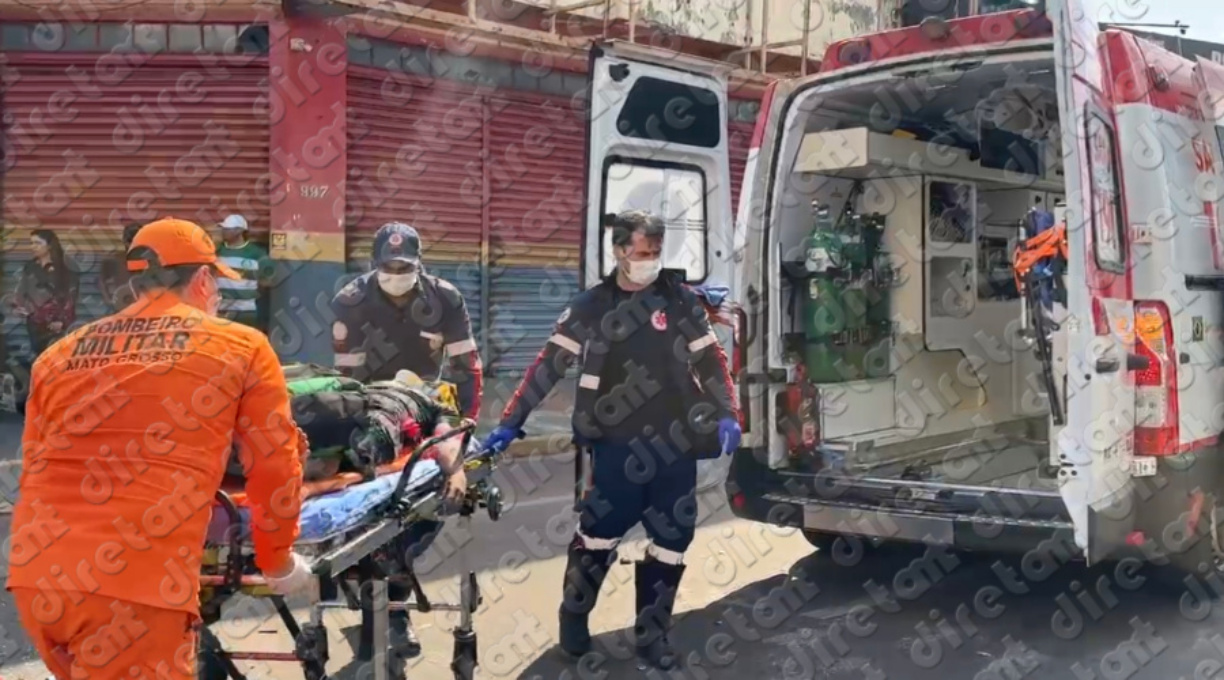 Vítima de colisão entre moto e carro, na tarde de domingo, no centro de Rondonópolis, morre no Hospital Regional 1