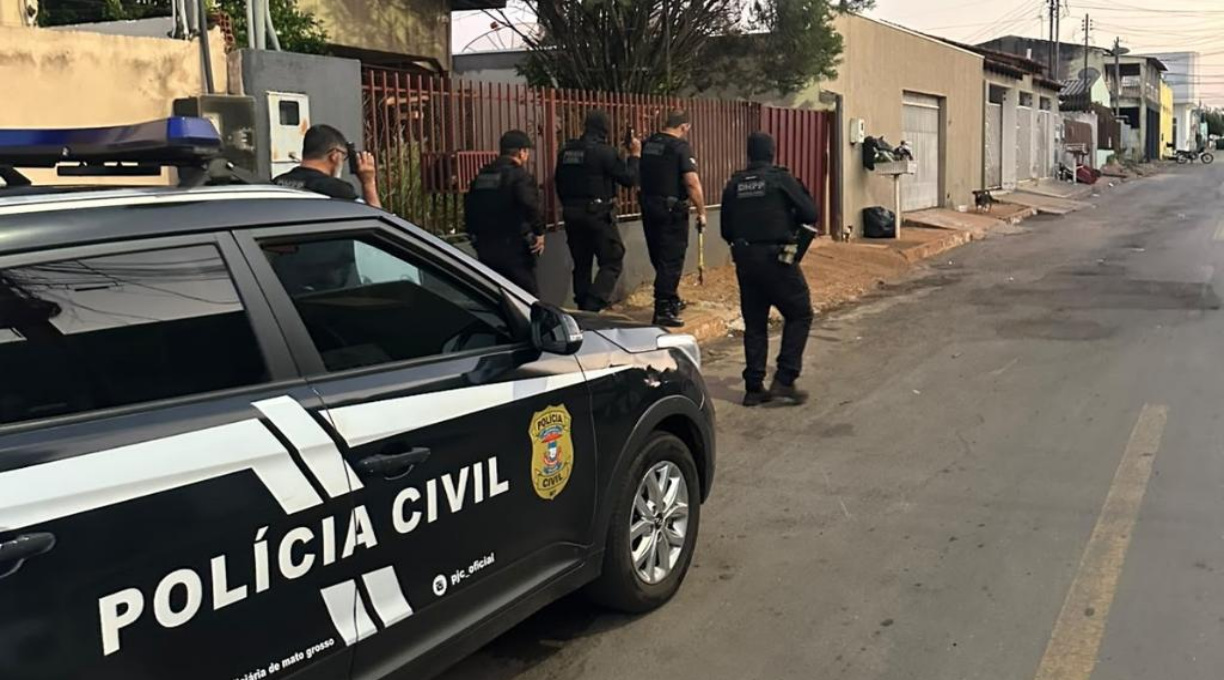 PJC cumpre mandados contra investigados por homicídio em Campo Verde 1