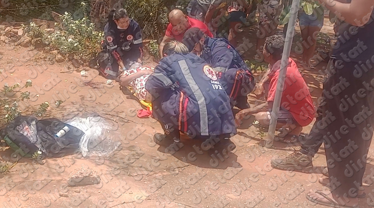 Colisão entre carro e moto no bairro Tancredo Neves deixa mulher gravemente ferida 1