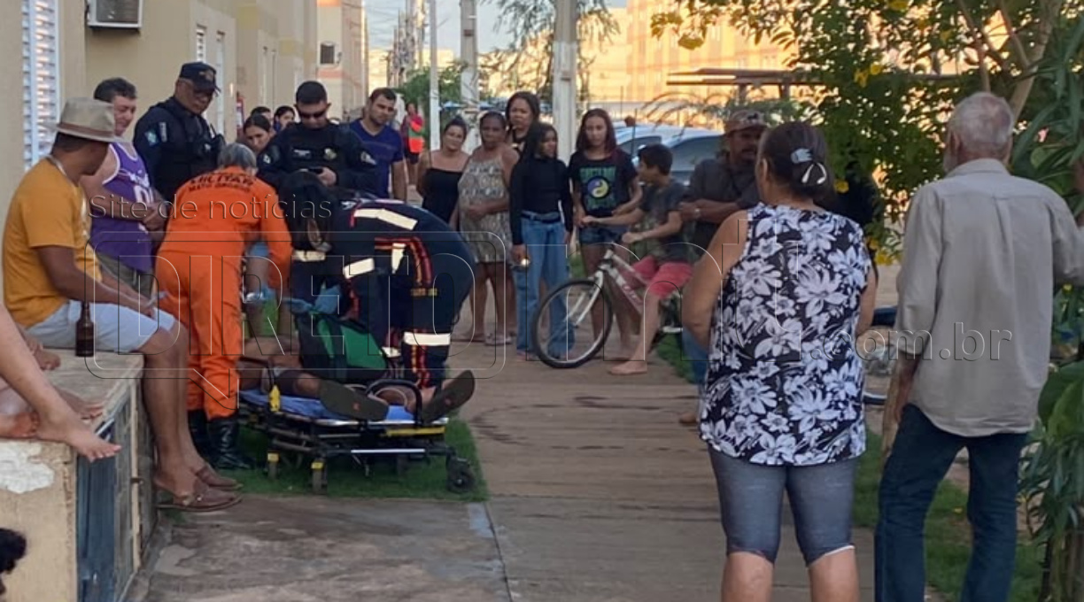 Indivíduo é preso pela PM após agredir a esposa e esfaquear outra pessoa no Celina Bezerra 1