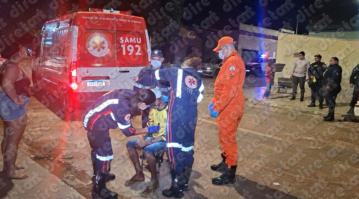 Briga entre vizinhos resulta em um preso, enquanto o outro é encaminhado ao Hospital Regional após ser atingido com um rastelo 1