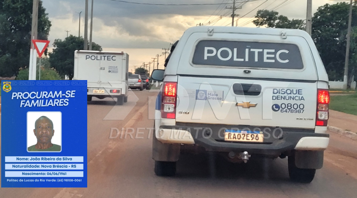 Politec procura por familiares de homem encontrado morto em Itanhangá 3 Politec procura por familiares de homem encontrado morto em Itanhangá 3